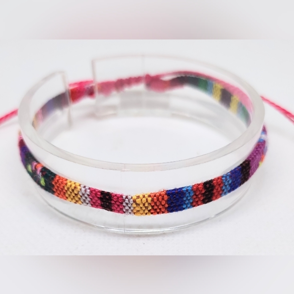 Men's Bracelet Striped Punk New f40‎